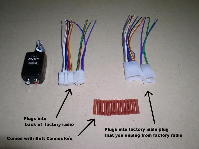 Factory Radio Amp Amplifier Interface Install Adapter Wiring Wire